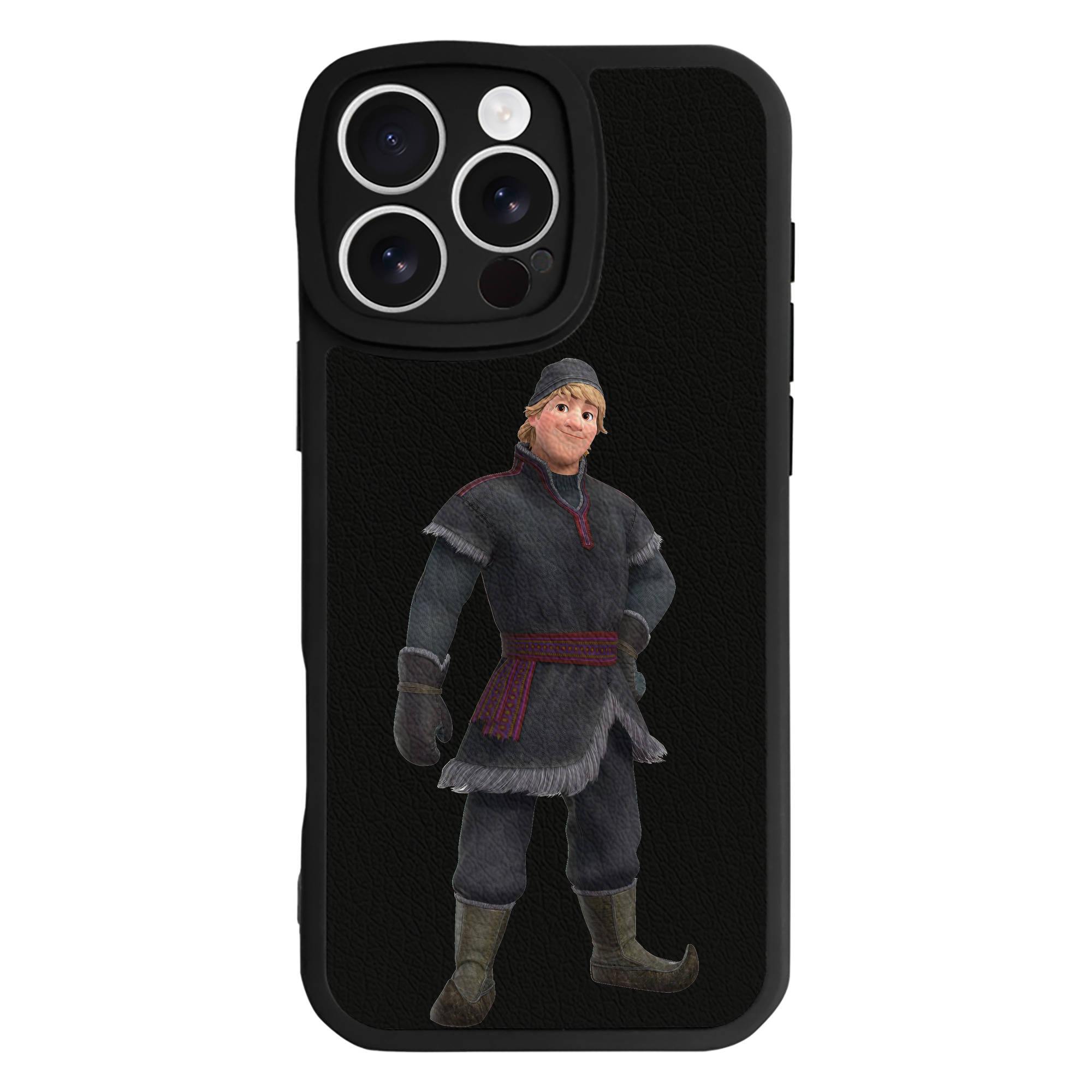 （画像用） アナと雪の女王 アンナ エルサ Frozen Anna Elsa 【iPhone 16シリーズ対応】シリコンスマホケース（レザー調） 材質：シリコン